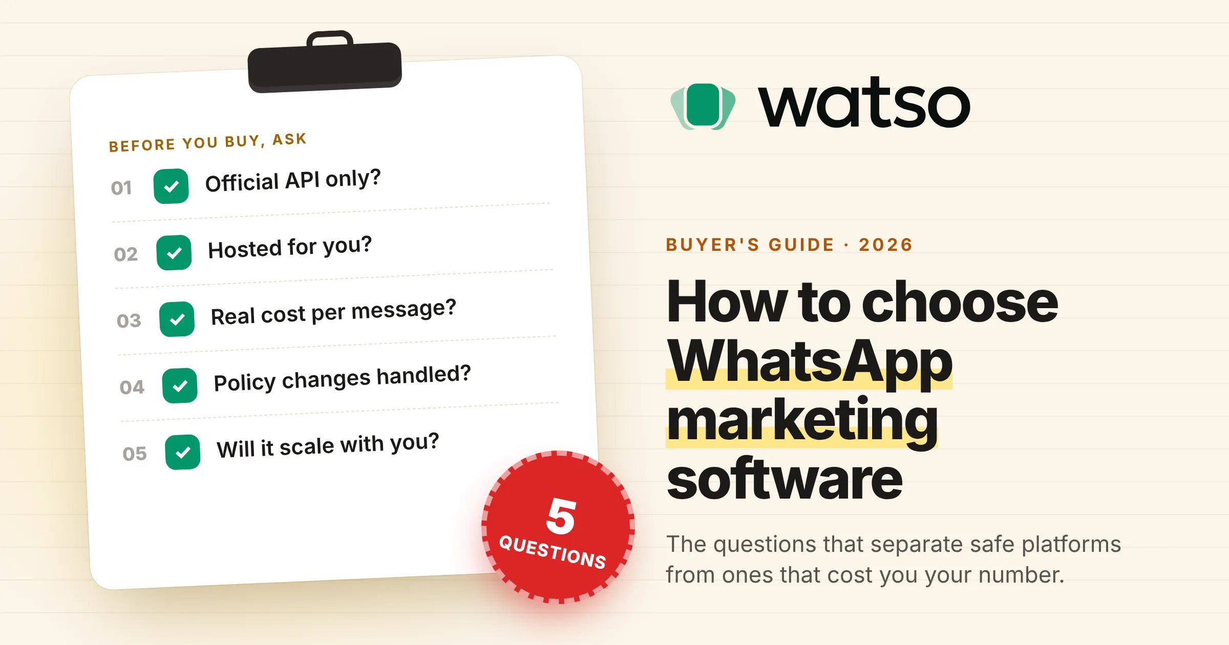 How to Choose WhatsApp Marketing Software: 5 Questions to Ask Before You Buy
